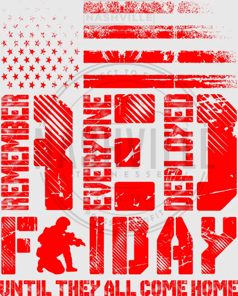 Red. Until They All Come Home Transfer. Prints