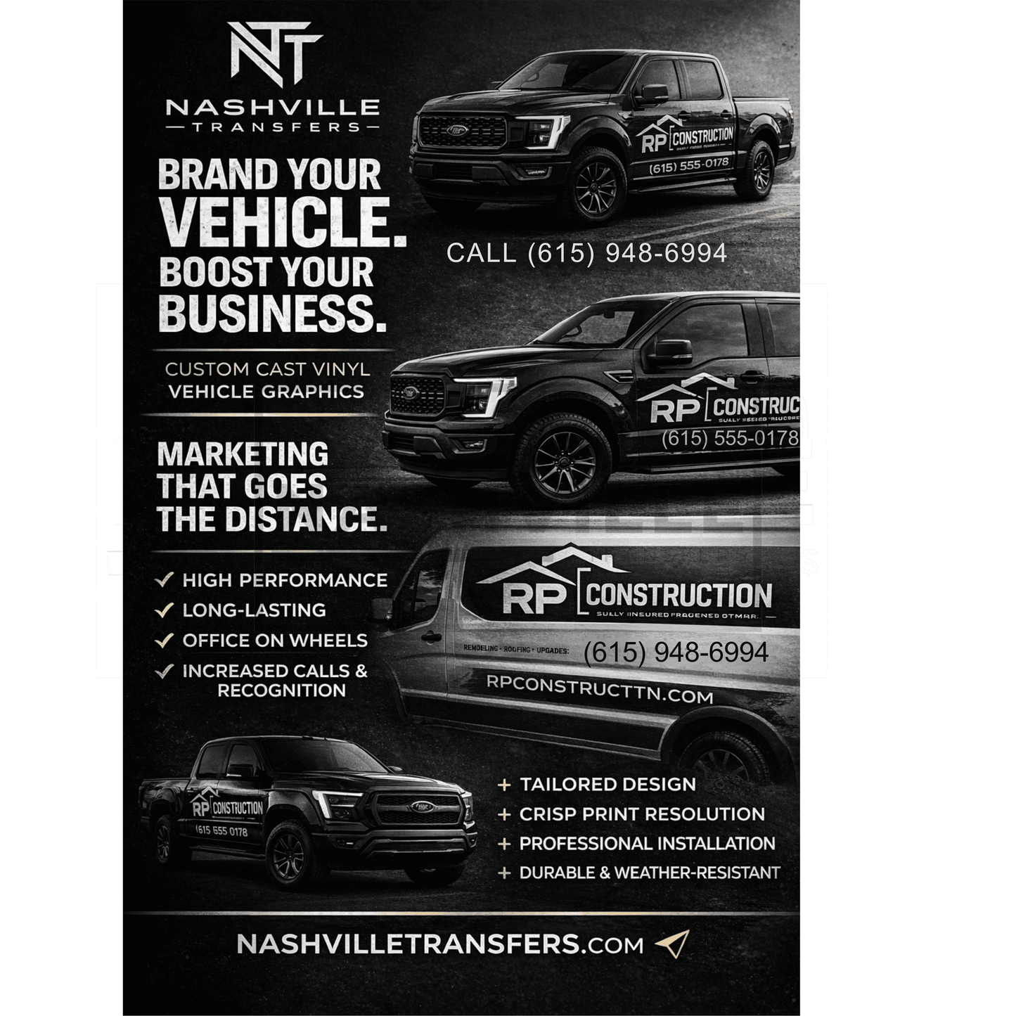 Cast White Vinyl - Premium Vehicle Film