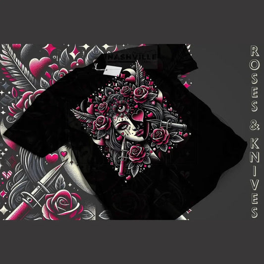 Roses And Knives Tee.