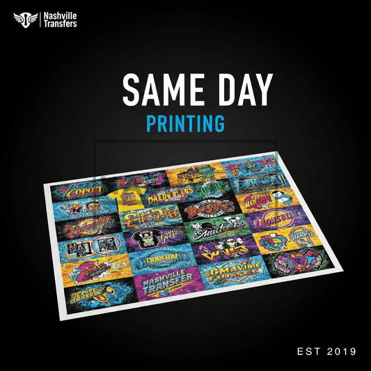 Same Day Printing - Nashville Transfers
