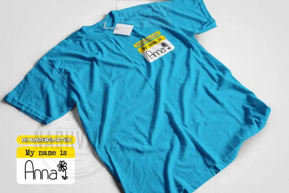 School Grade Name Tag Tees.