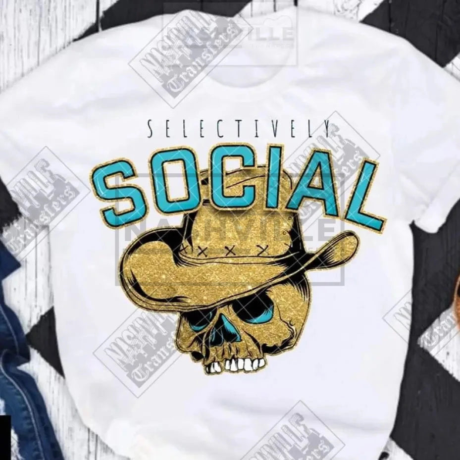 Selectevly Social Skull Tee