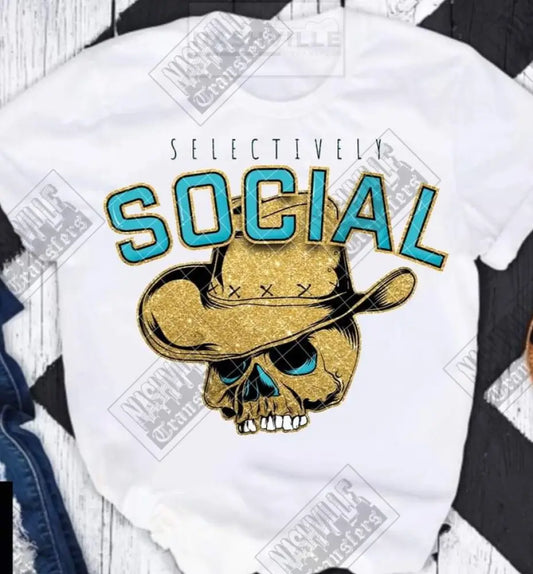 Selectevly Social Skull Tee