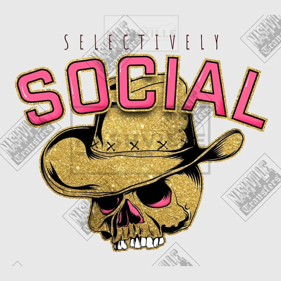 Selectevly Social Skull Tee