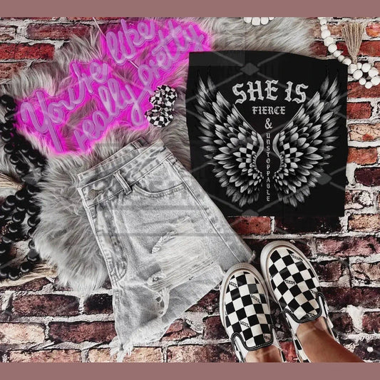 She Is Fierce & Unstoppable Tee