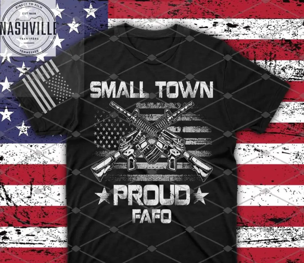 Small Town Proud Tee. Tee