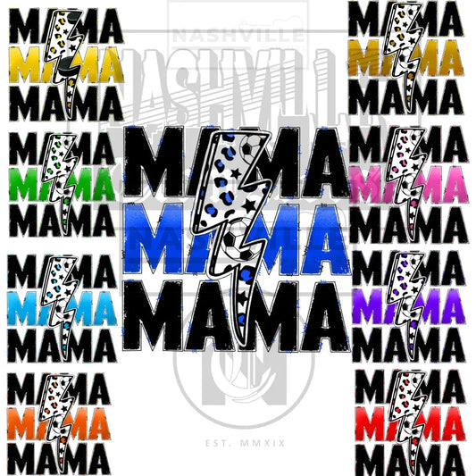 Soccer Mama Lightning Bolt Transfer.