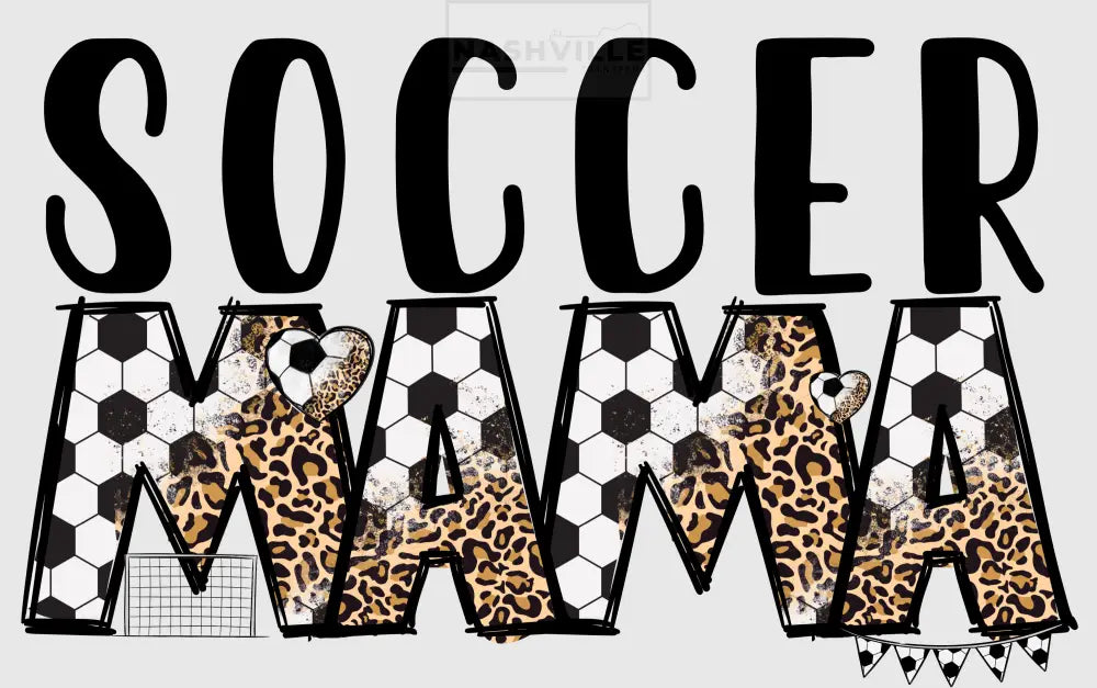 Softball Baseball Football Soccerball Or Basketball Leopard Mama Transfer Soccer