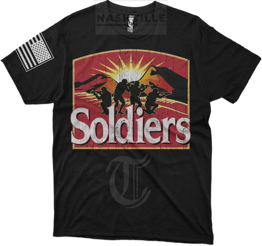 Soldiers Grunge Military Tee T-Shirt