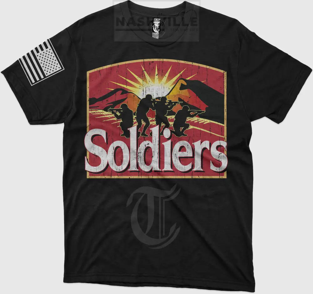 Soldiers Grunge Military Tee T-Shirt