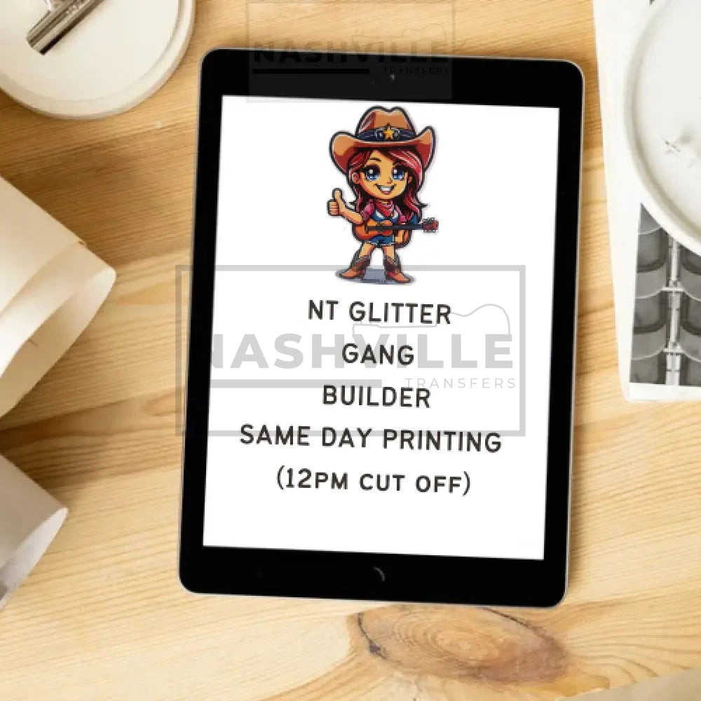 Nt Glitter Colorblast Gang Builder Same Day Printing Gang Sheet