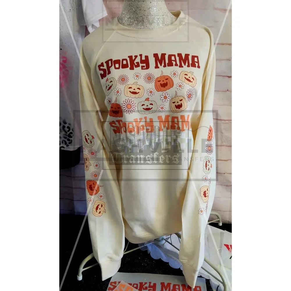 Spooky Mama Pumpkin Sweatshirt. T-Shirt