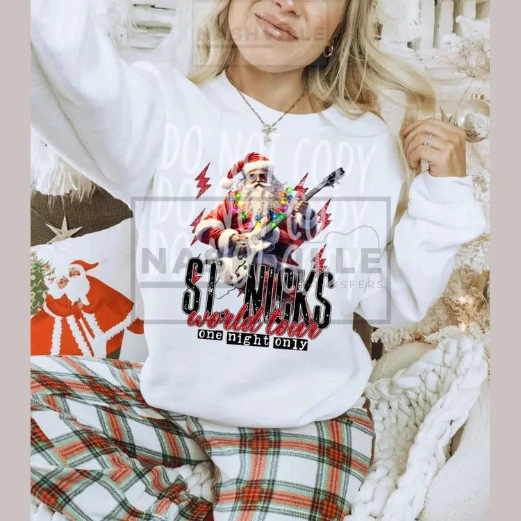 St. Nicks World Tour Sweatshirt.