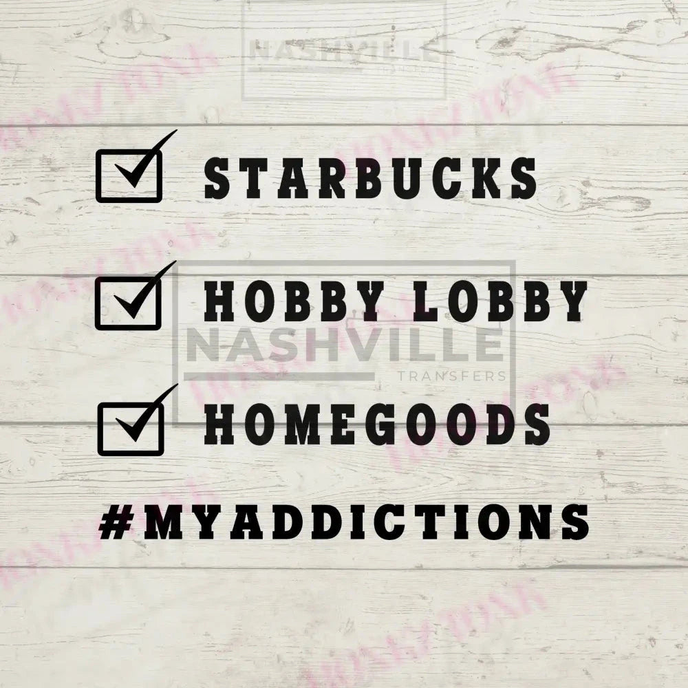 Starbucks. Home Goods. Hobby Lobby Transfer