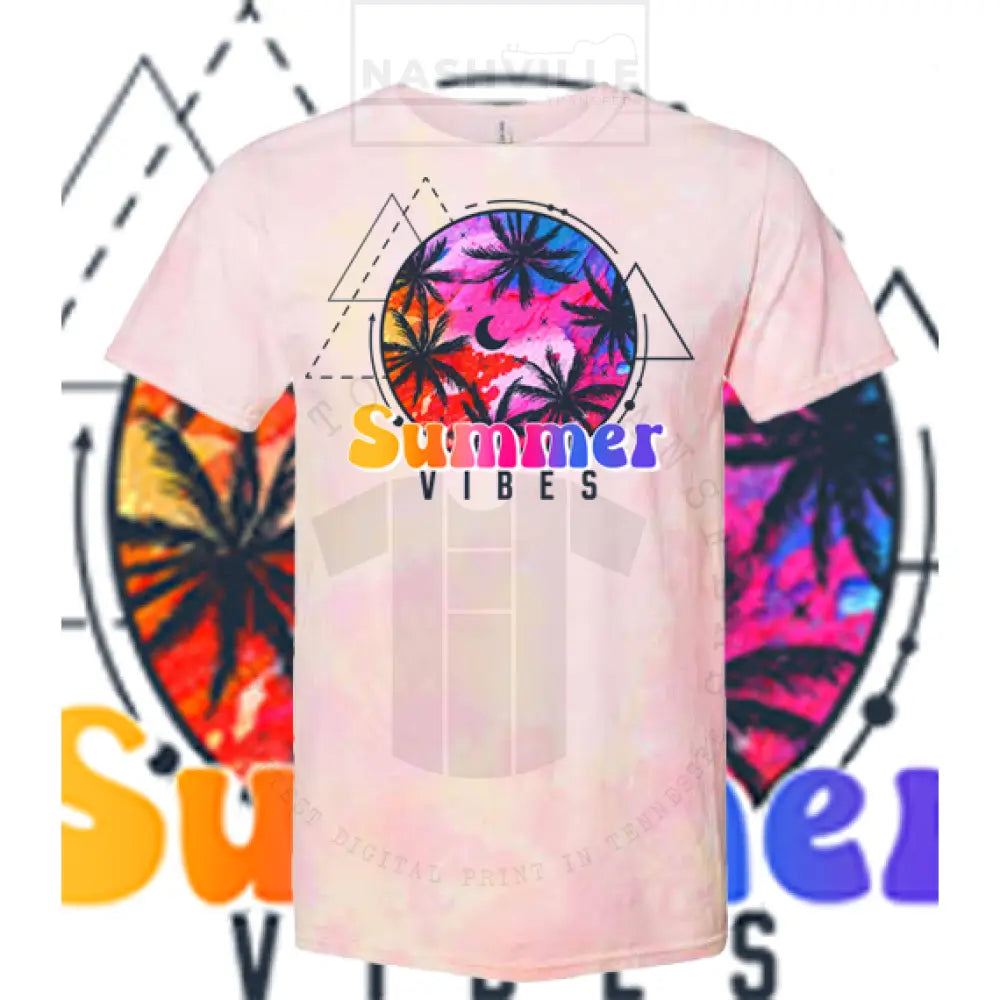 Summer Vibes Tie-Dyed Tee.