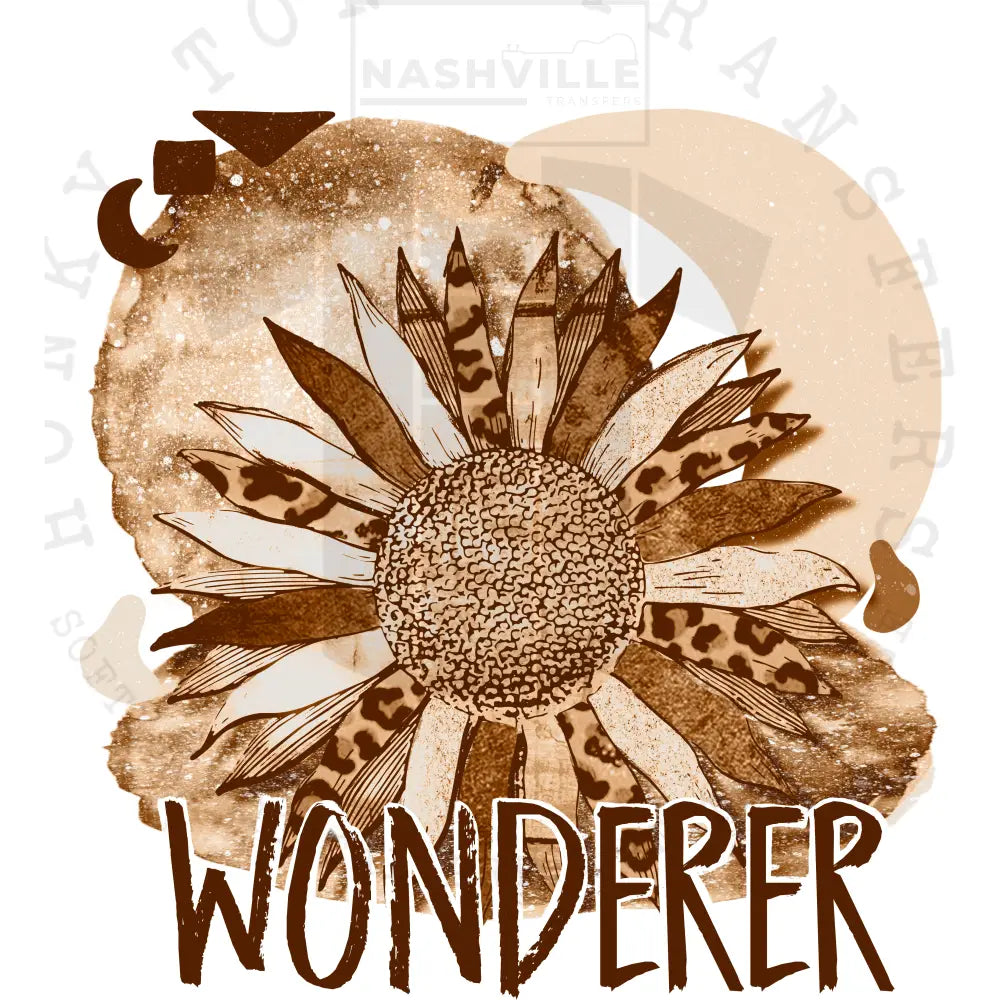 The Wonderer. Digital Heat Transfer Only / Brown