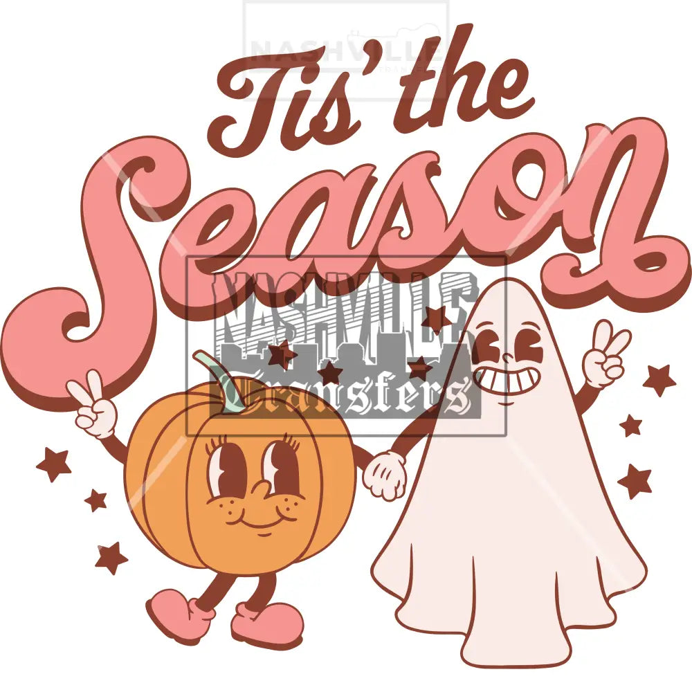 Tis The Season Halloween Stock Transfer Solid