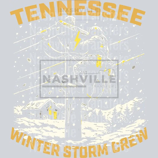 TN WINTER CREW HALFTONED W/BLACK KO TRANSFER