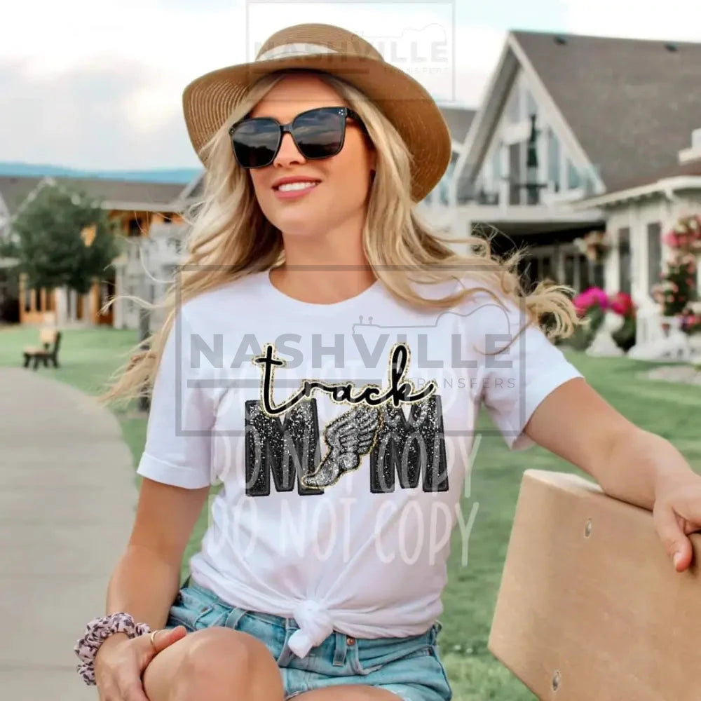 Track Mom Tee.
