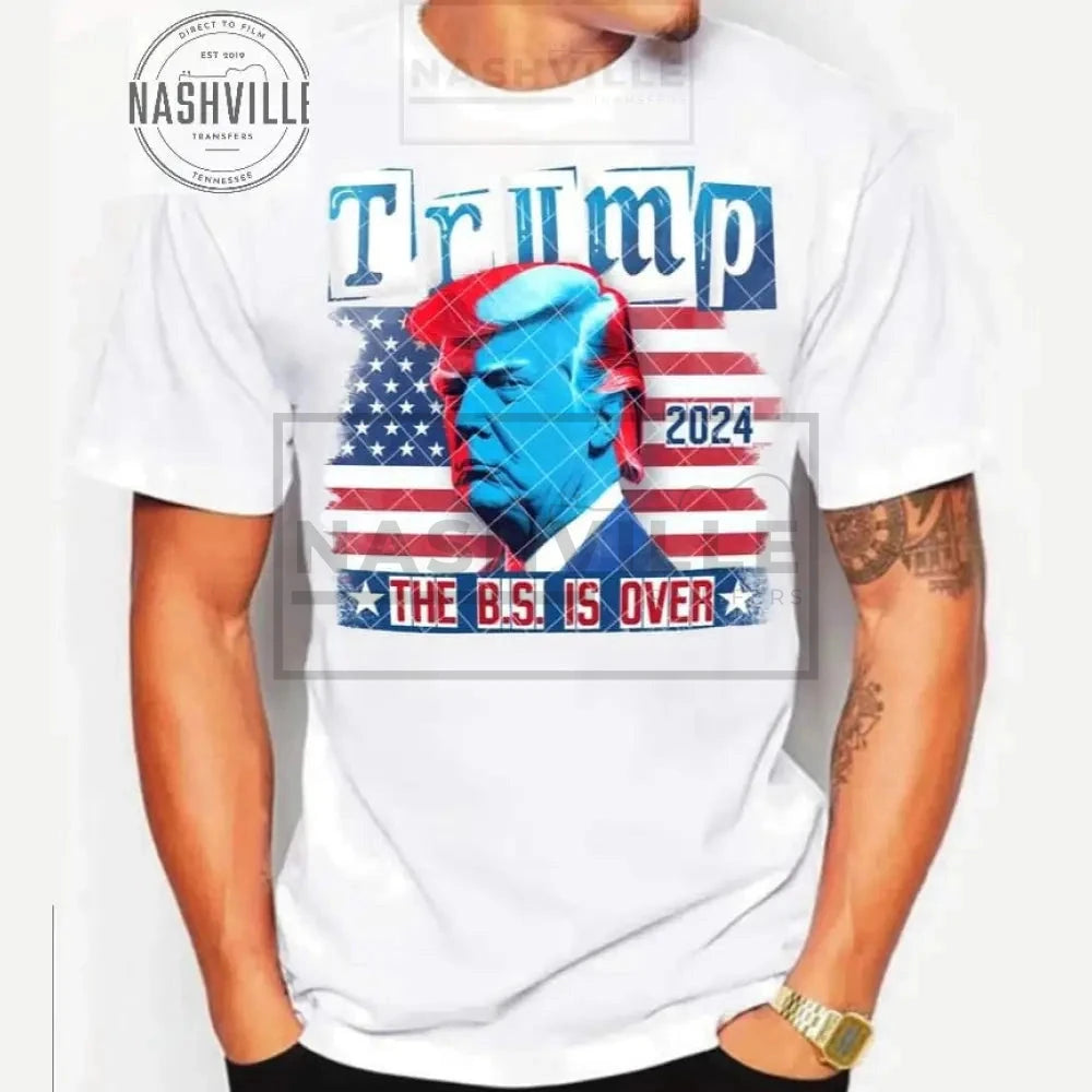 Trump 2024. The Bs Is Over Tee.