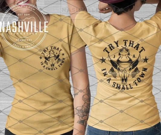 Try That Skull Tee. Tee