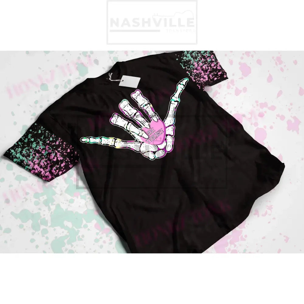 Valentines Skelly Holiday Tee T-Shirt