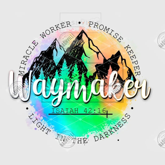 Waymaker Transfer Multi-Color / Clear Film