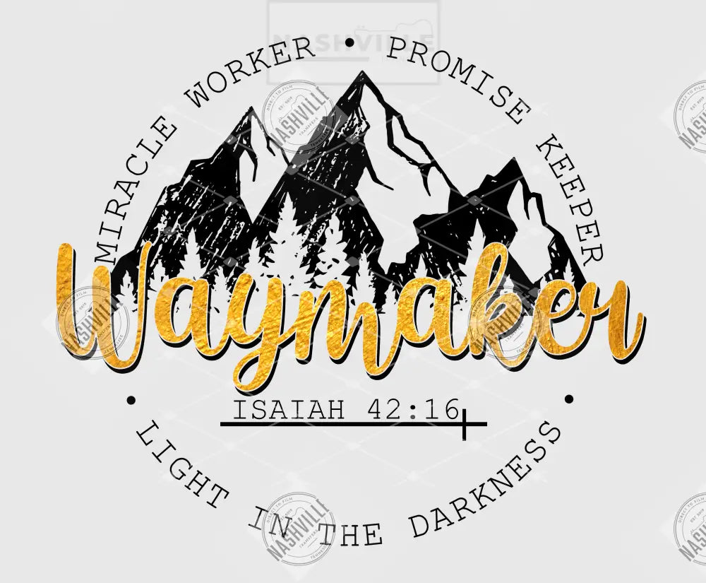 Waymaker Transfer Orange / Clear Film