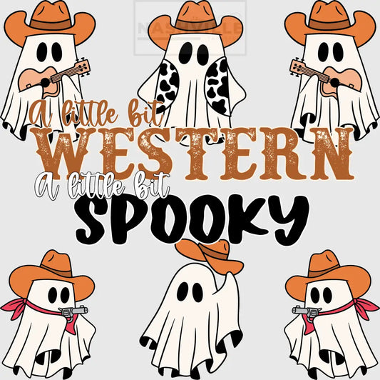 Western Spooky Ghost Transers