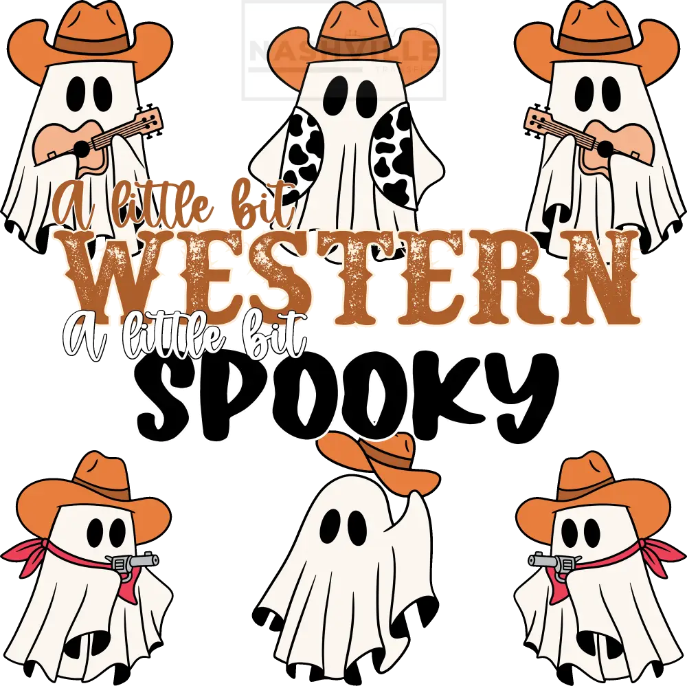 Western Spooky Ghost Transers