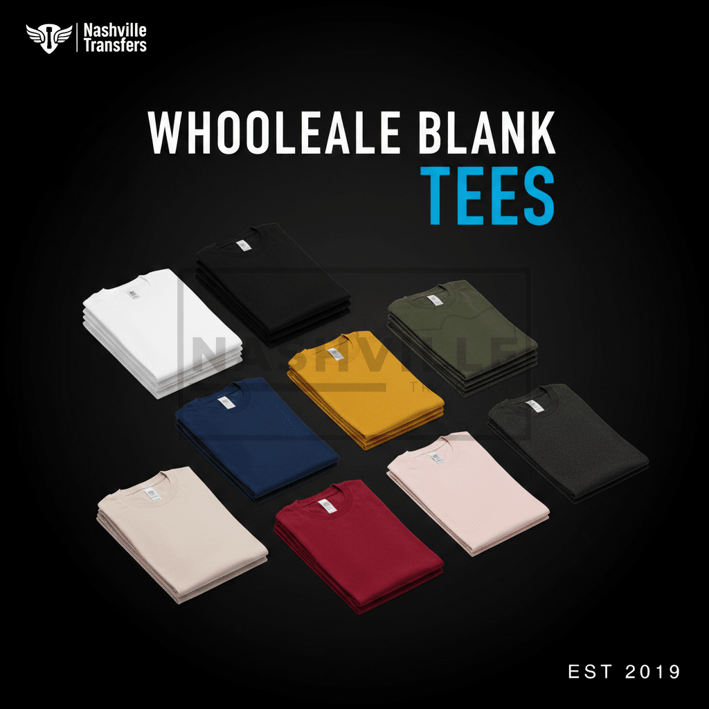 Wholesale Blank Tees - Nashville Transfers