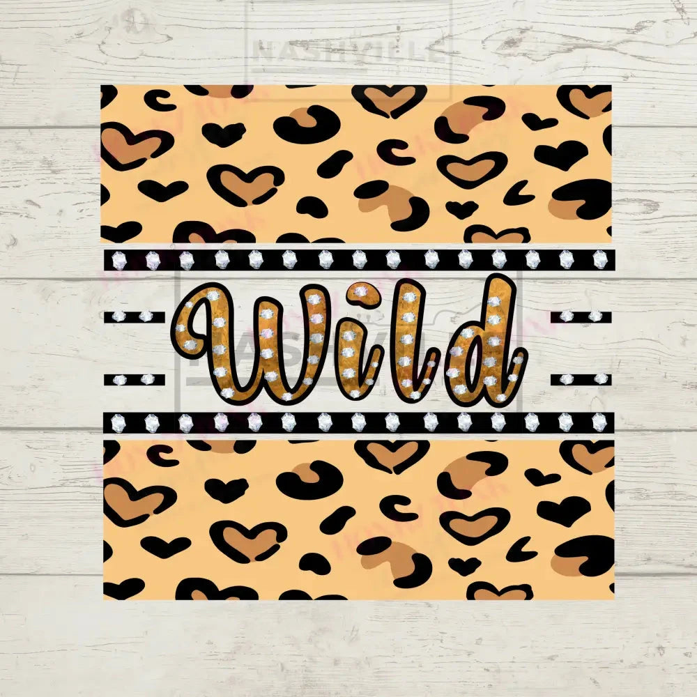 Wild Leopard Diamond Transfer