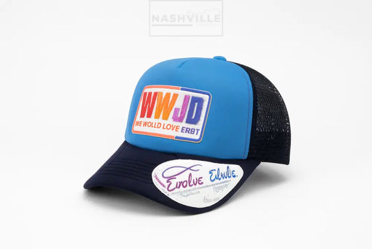 WWJD Trucker Hat He Would Love First