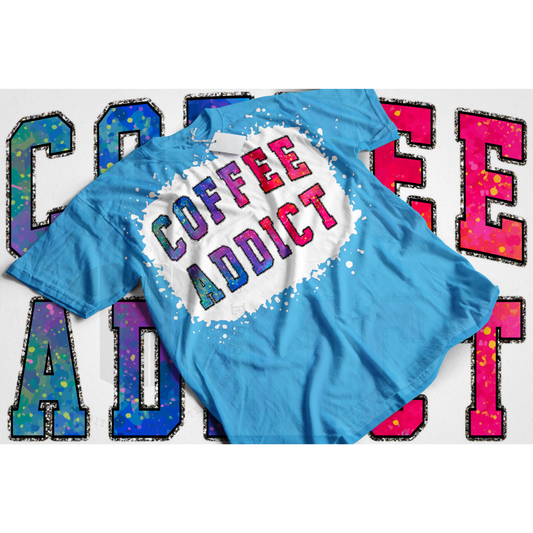 Coffee addict tee.